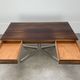 Rosewood desk from the 1960s, attributed to Florence Knoll, Partners model.
