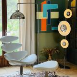 Vintage floor lamp Enrico Troncony Italy 1970