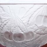 Coupe en verre pressé de Imwald années 60