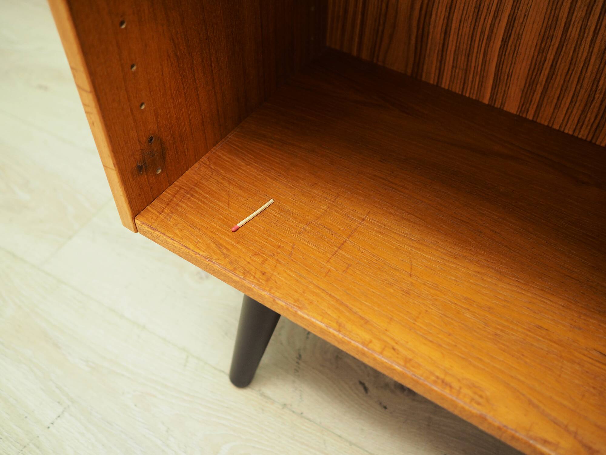 Teak bookcase, Danish design, 1970s, manufacturer: Denka