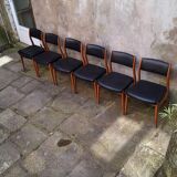 Lot de chaises de style scandinave