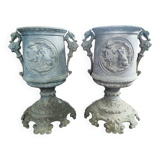 Decorative metal vase