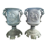 Vase métal déco