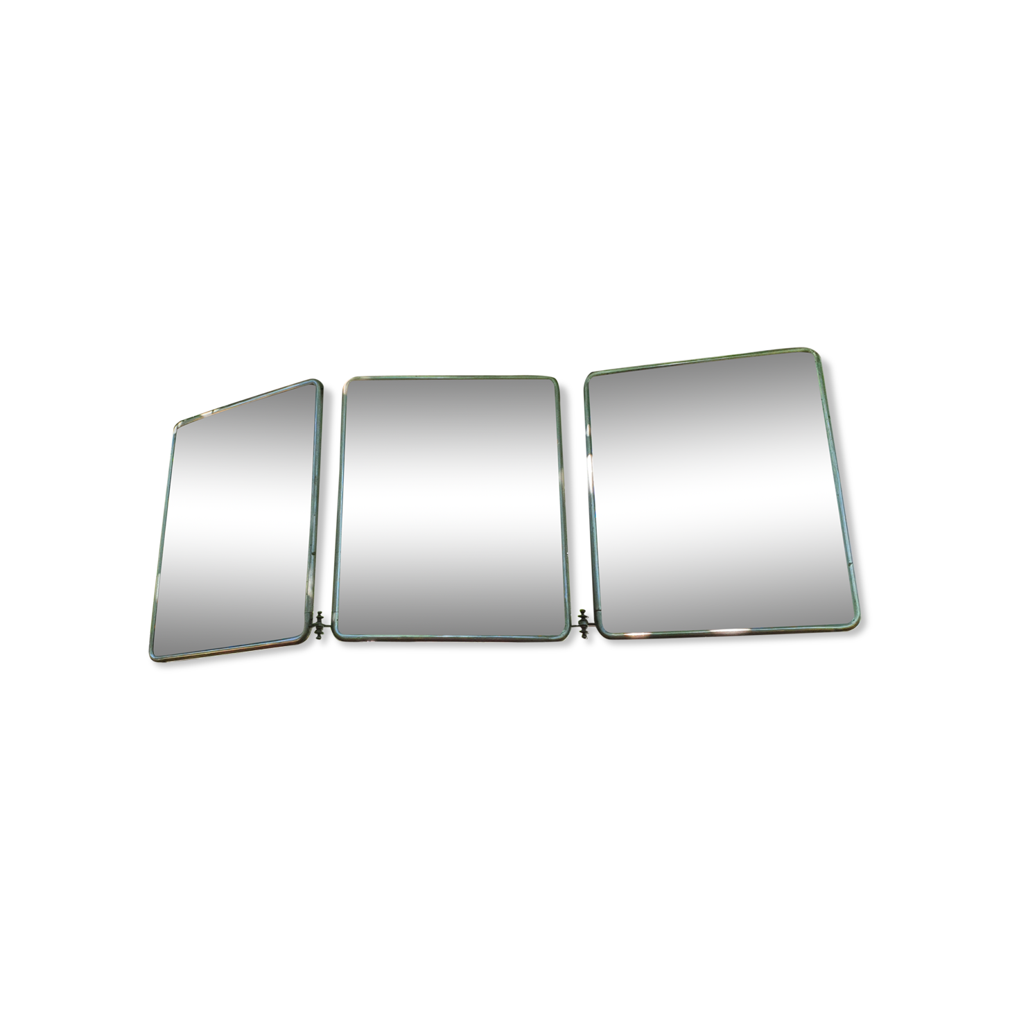 Barber triptych mirror - 75x30cm