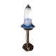 lampe bronze art nouveau tulipe pate de verre signé lumieres de la ville 40