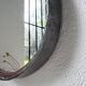 Miroir brutaliste métal et chaîne 1950
