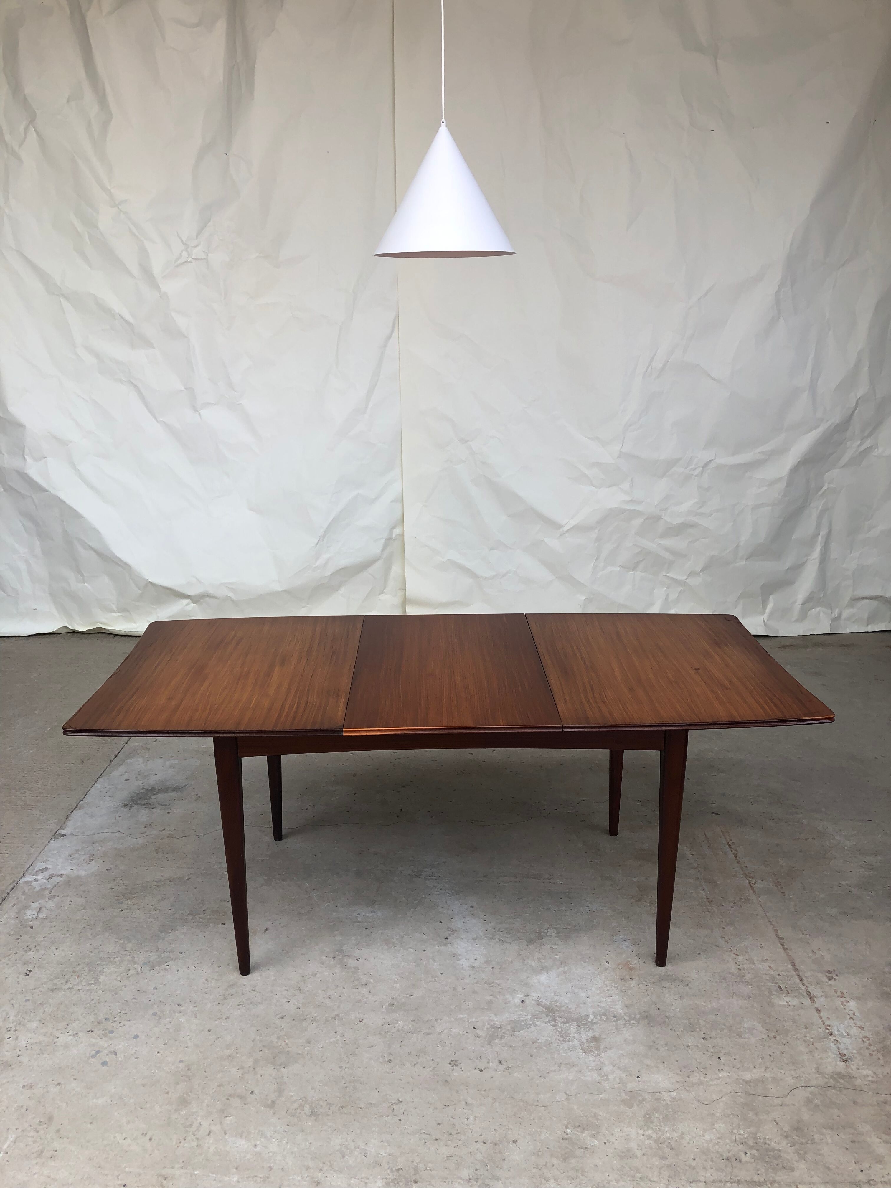 Vtg Mid Century Richard Hornby Dining Table 4 6 Seater Danish Scandi Design