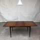 Vtg Mid Century Richard Hornby Dining Table 4 6 Seater Danish Scandi Design