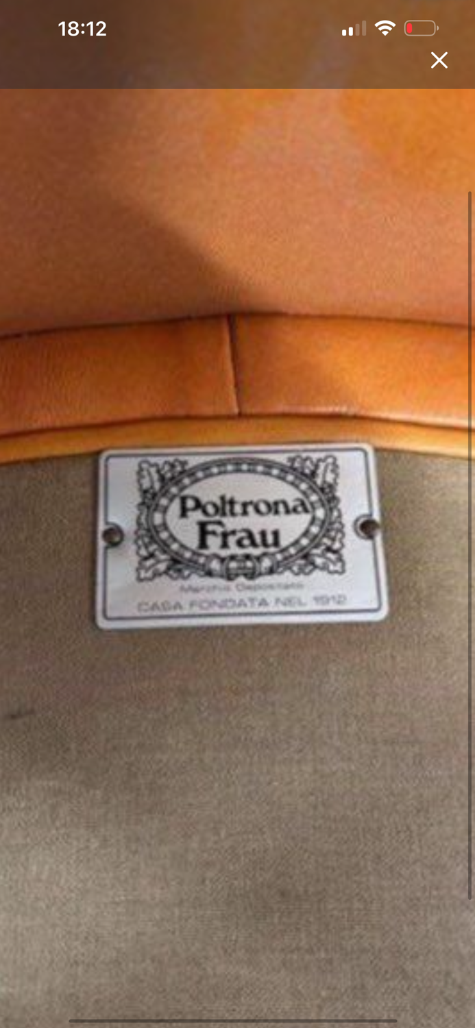 Luigi Massoni armchair for Poltrona Frau
