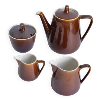 Villeroy and Boch Luxembourg - 1 coffee maker, 2 milk jugs and 1 vintage sugar bowl