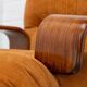 Italian Armchair Chenille 1970s