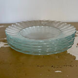 6 vintage dessert plates