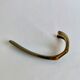 Brass wall coat hooks from Herta Baller, set of 5