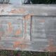 Old glass door 78.5x220.8cm