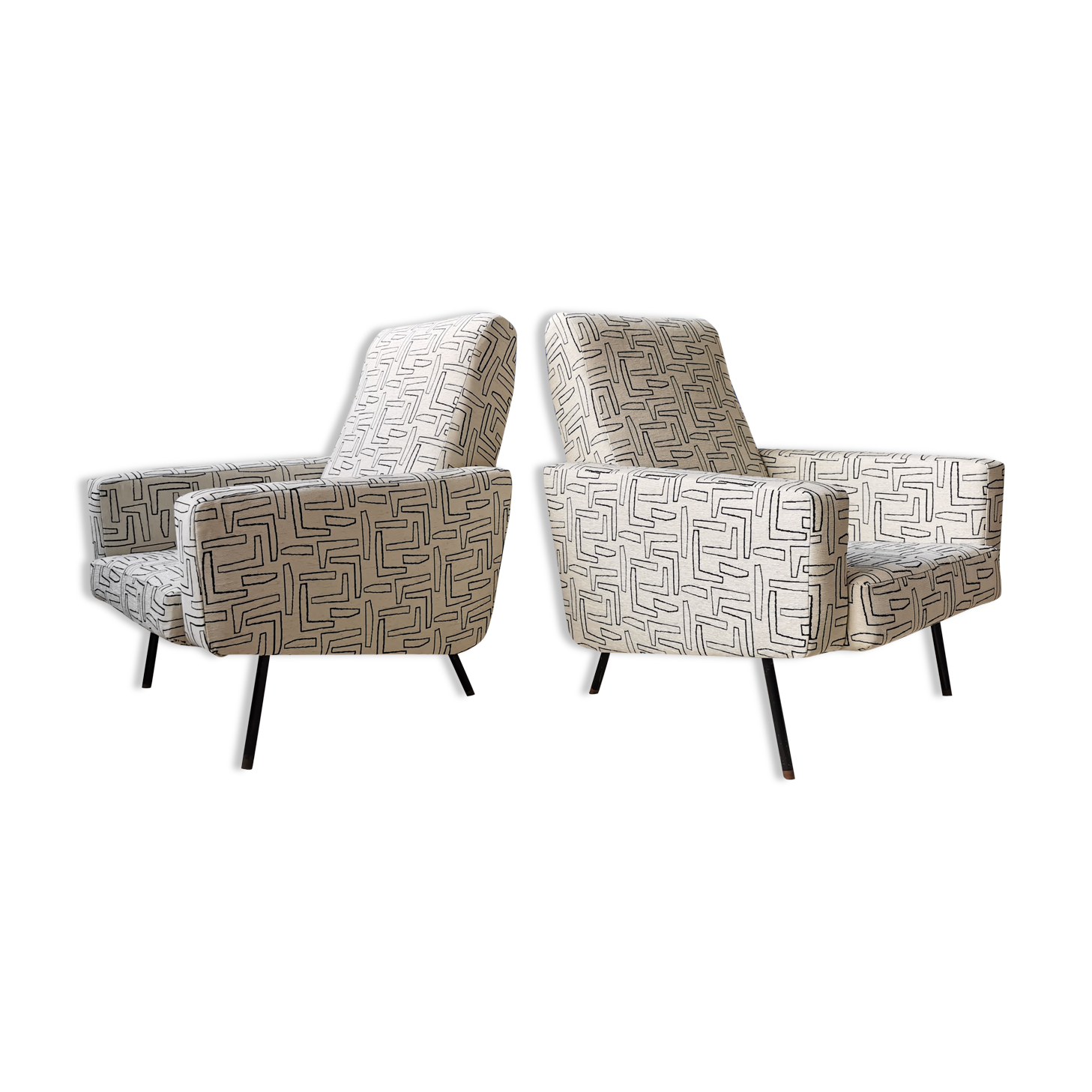 Set of armchairs airborne 1960