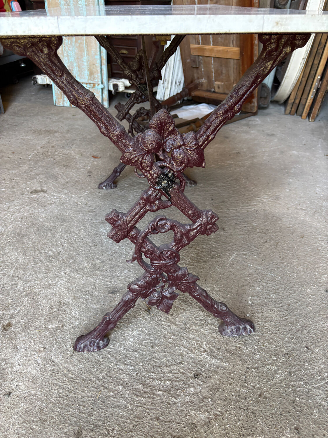 19th-century bistro table