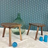 Pair of tripod stools