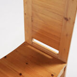 Set of 6 Swedish solid pine chairs by Sven Larsson Möbelshop