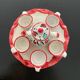 1 miniature terracotta dollhouse tea service