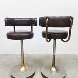 Vintage Swedish design barstools Jupiter Borje Johanson
