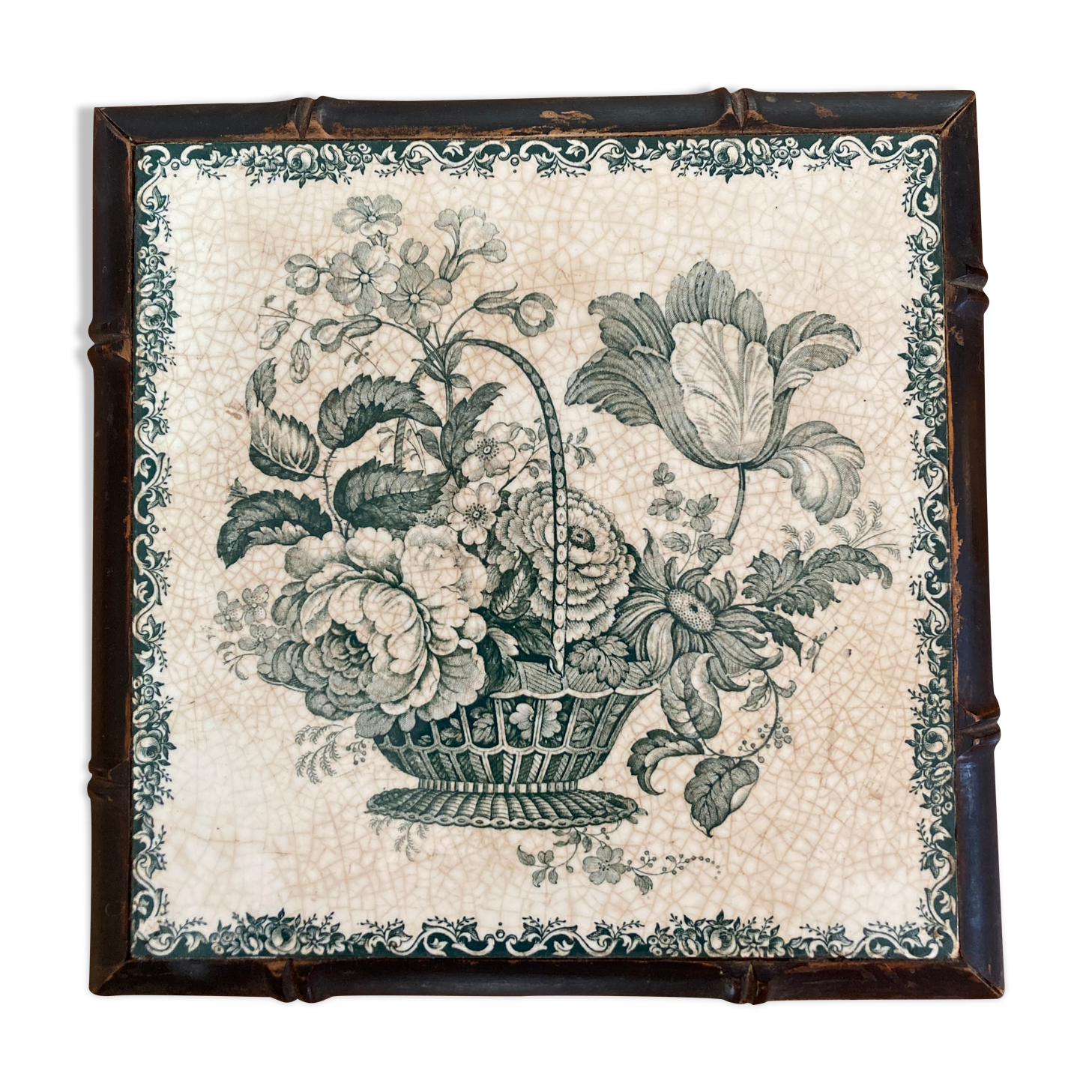 Underside in earthenware and wood late nineteenth century