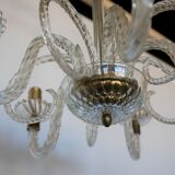Vintage glass chandelier