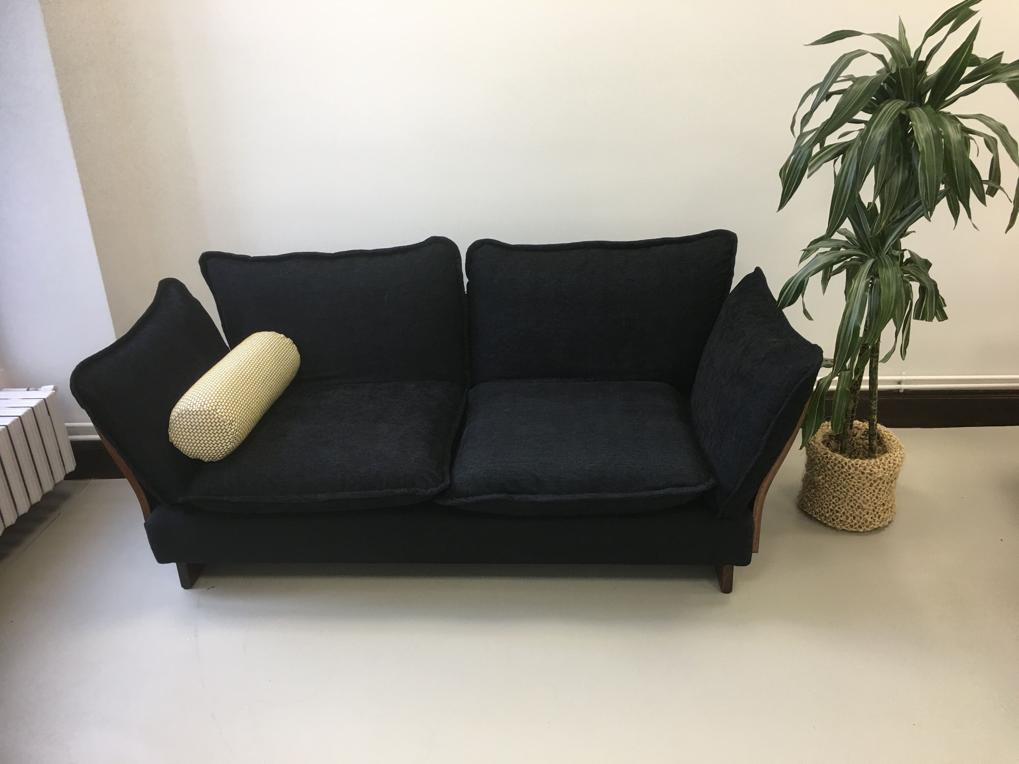 Two-seater sofa, beech wood. Danish manufacture