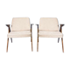 Paire de fauteuils vintage Bunny de J. Chierowski 1960