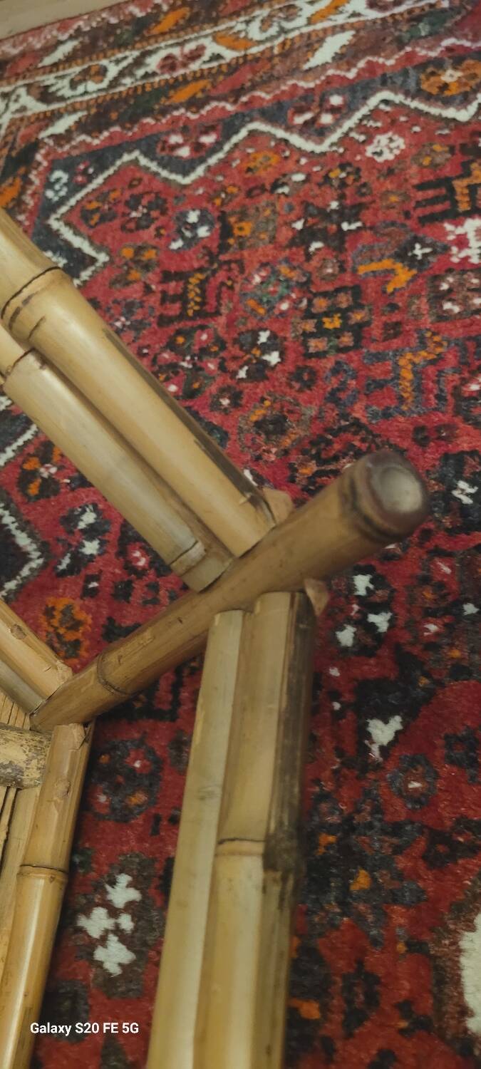 70's bamboo coffee tables