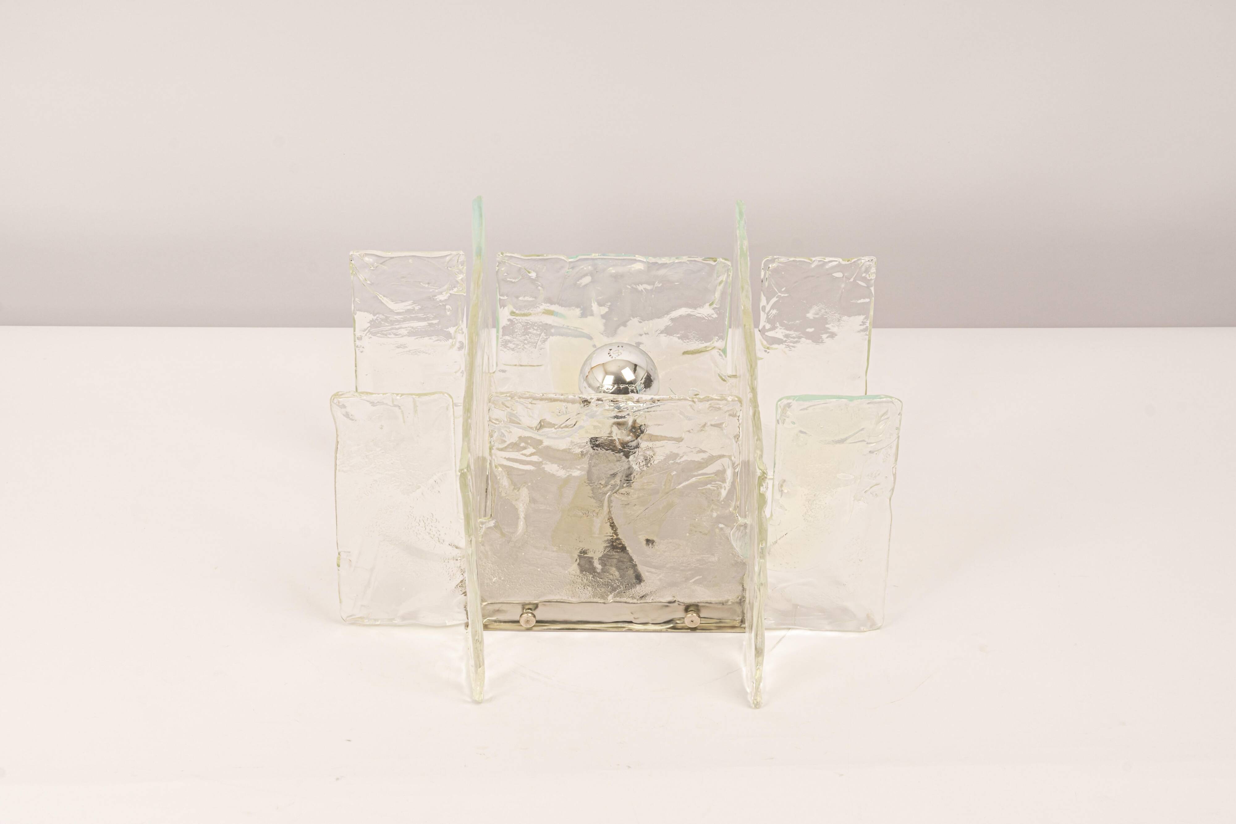 Murano Glass Wall Sconce by Kalmar, Austria, 1960s