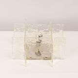 Murano Glass Wall Sconce by Kalmar, Austria, 1960s