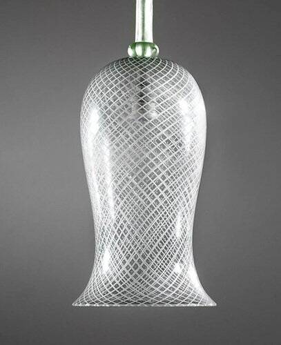 Chandelier in Murano Glass attributed to Flavio Poli for Seguso, Italy, 1940s