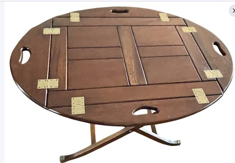 Table basse de marine "Buttler" XIXe