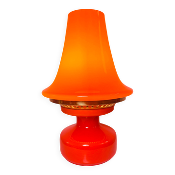 Lampe de table en verre B-124 par Hans-Agne Jakobsson pour Markaryd Ab, Suède, années 1960.
