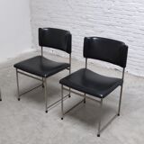 Set of 6 'SM08' dining chairs by Cees Braakman for Pastoe, 1960s