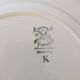 Six assiettes plates Mariette St Amand