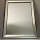 Mirror with glazing beads, Deknudt design, Belgium, 1970s