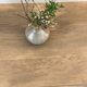 Brutalist coffee table in solid oak