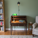 Louis XVI Style Cylinder Desk in Mahogany