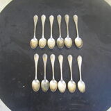 Set of twelve small teaspoons