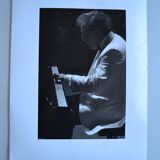 "piano pianist" original anonymous black & white photo