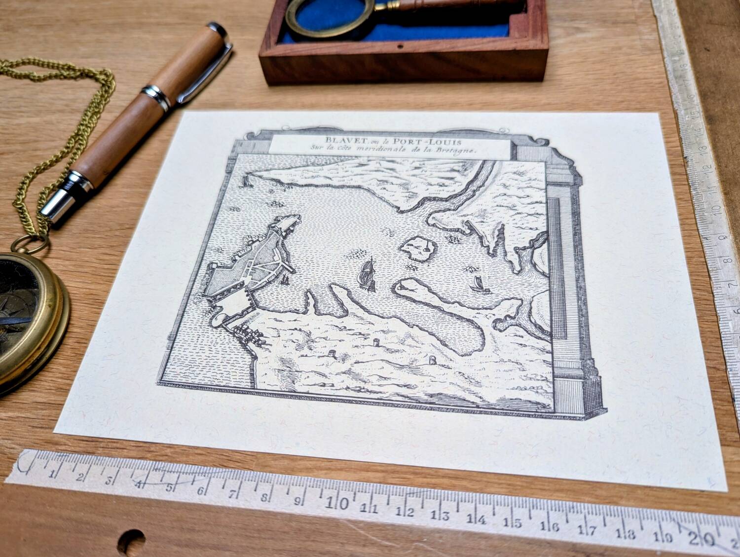 Printed in 1970, Port-Louis, Brittany.