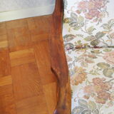 Four 1950s armchairs - wooden armrests