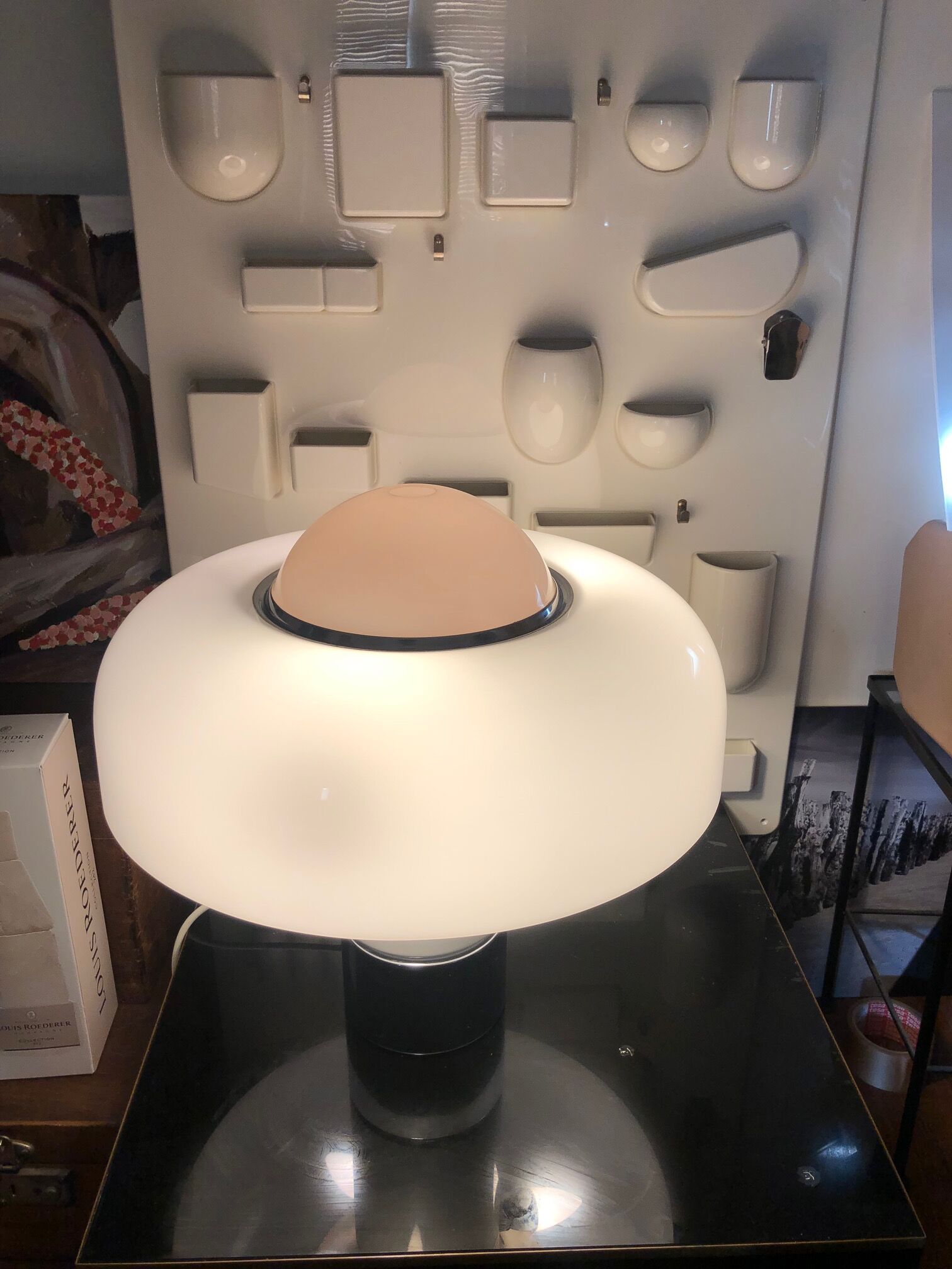 Vintage lamp Brumbury Luigi Massoni for Harvey Guzzini