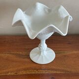 Empty cut white opaline