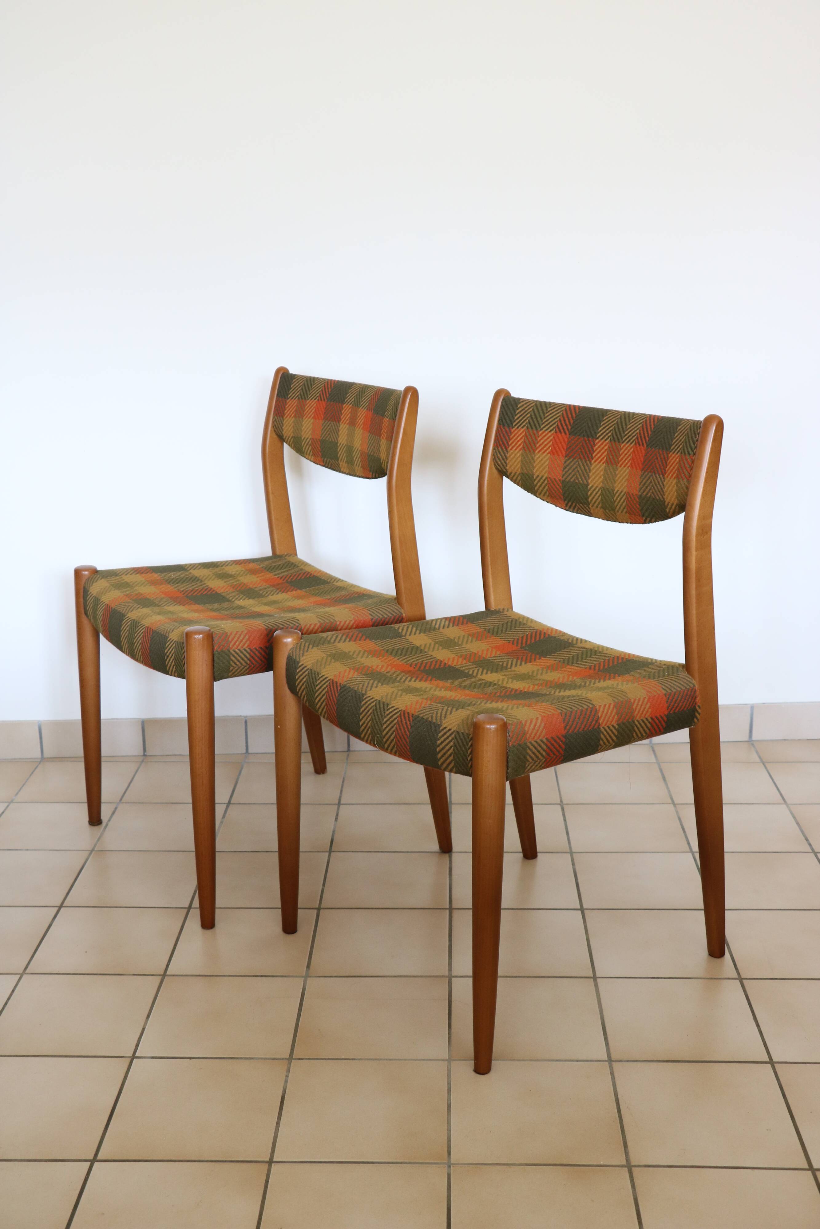Pair of Scandinavian chairs