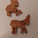 Puzzle vintage en bois