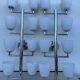 Pair of wall sconces 006/8 Fontana Arte