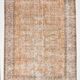 7x10 Pumpink Orange Large Vintage Rug 204x296Cm
