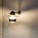Metal and glass wall lamp by Jens Møller-Jensen for Louis Poulsen